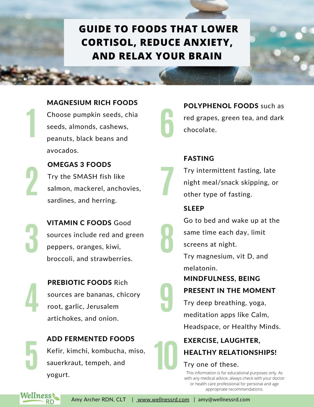 Guide to Foods That Lower Cortisol, Reduce Anxiety, and Relax Your Brain